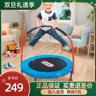 American Little Tek Happy Trampoline Children's Trampoline Home Baby Toy Trampoline Indoor Outdoor Foldable