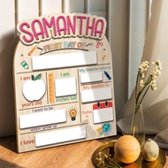Custom First Day Of School Sign, Last Day Of School Sign, Custom Name Sign, Back To School Dry Erase