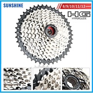 8 Sunshine Cassette 9 10 11 12 Speed Cogs MTB Mountain Bike Road Bike Freewheel 36T/40T/42T/46T/