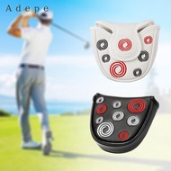 Adepe Mallet Putter Cover Golf Club Head Cover Half Round Golfer Gift for Women Men for Golf Accesso
