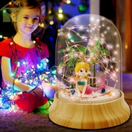 Mermaid Terrarium Kit DIY Light-Up Mermaid Toys Night Light Make Your Own Mermaid Night Light Art Craft SHOPABC7149