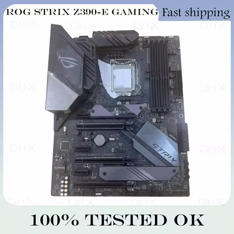 ATX Z390 Mainboard LGA 1151 DDR4 For ASUS ROG STRIX Z390-E GAMING Motherboard 64GB HDMI PCI-E3.0 M.2