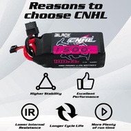 CNHL Black Series 1500mAh 11.1V 3S 100C Lipo Battery XT60 for Drones