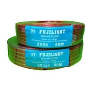 TRANSPARENT CABLE 2X30 50M, 2X50 50M, 2X80 50M, 2X120 50M FUJILIGHT