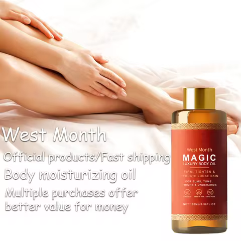 West&Month Daily Hydration Body Moisturizing Oil Firming Radiance-Boosting Moisturizer for Body Mass