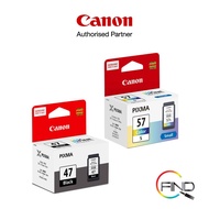 CANON PG-47 BLACK (15ml) + CL-57S COLOR (8ml) CARTRIDGE for E410/E470/E480/E4270/E3170/E3370/E4570 P