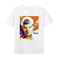 Avicii Pattern T-shirt Men's Summer Casual Fashion Trend Short Sleeve Loose and Comfortable Pure Cot