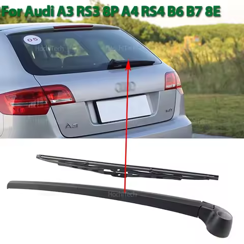 for Audi A3 RS3 8P A4 RS4 B6 B7 8E 8E9955407C Car Accessories Rear Wiper Motor Linkage Arm with Blad