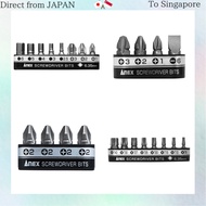 ANEX Ultra Short Bits, Phillips Head with Holder, +2x19, Set of 4, AK-51P-B4P [[+]] 1, 2, 3, H2.5, 3