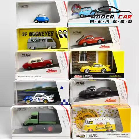 1:64 schuco TW Tarmac 911 GT2 964 R34 Diecast Model Car