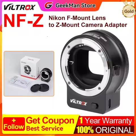 VILTROX NF-Z Nikon F lens to Nikon Z Mount Auto Focus Full Frame Lens Adapter for Nikon ZFC Z5 Z50 Z