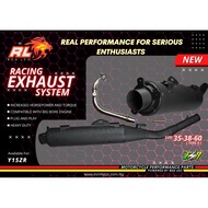 Y15ZR EXHAUST RED LEO 35 38 54MM CUTTING STD STANDARD OPEN BY ESR MOTOR CLLEE ESRMOTOR EXZOS REDLEO 