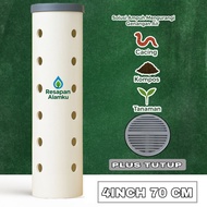 Biopore Pipe + Cap Length 70 Cm 4 inches