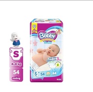 Tã dán Bobby lõi nén cotton-soft 3mm S 54 miếng S80 miếng (4-8kg)