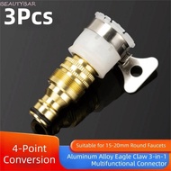 BEAUTYBAR8 3Pcs Hose Adapter, Nipple-type Adjustable 15mm To 20mm Universal Faucet Adapter, Watering