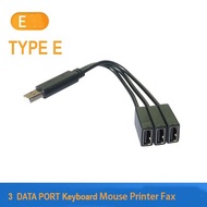 3 in 1 USB splitter Adapter (E) laptop charging multi-split hub (M1730E)