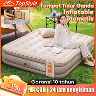 【Garansi 10 tahun】kasur angin pompa otomatis tempat tidur camping (Termasuk pompa udara otomatis)