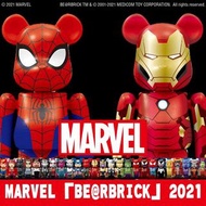 "全套全新" Bearbrick 一番賞 2021 Marvel ironman spiderman 漫威