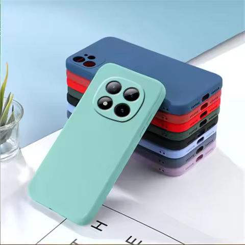 For Redmi Note 15 4G Case Cover Xiaomi Redmi Note 15 Pro Plus Capas Shockproof Liquid Silicone Soft 
