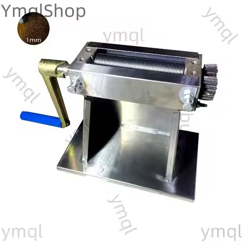 0.7mm/1mm Tobacco Leaf Cutter Fine Cut Size Leaves Cutting Machine Herbal Dry Red Chili Shredder Mac