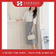 |GRL Japanese Single Spring Summer Sweet Lace Five-Point Sleeve Pure Cotton Slightly Transparent Shi