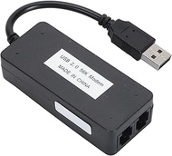 RJ11 Port USB 56K External Data Modem, Caller ID Support, Anti Thunder, Computer Laptop Fax Modem fo