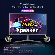 27 Inch Pc Monitor 75Hz Gaming Curved Monitor with Speakers 19-24 Inch Lcd Monitor Hdmi Fhd 165Hz Di
