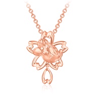 CHOW TAI FOOK Disney Classics Collection 18K 750 Rose Gold Pendant  - Cherry Blossom Minnie E126902