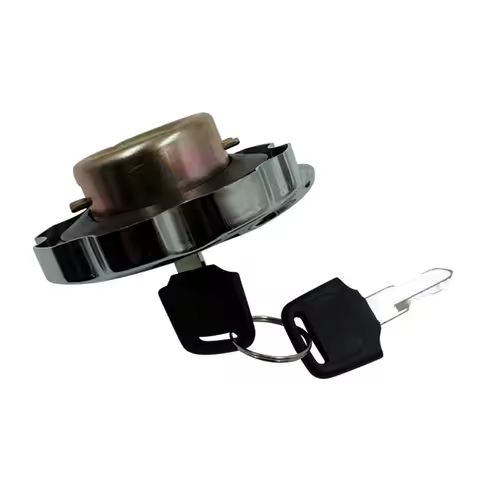 Motorcycle Fuel Gas Tank Cover Lock Set For Honda CG125 CG 125 Spare Parts Aluminium Fuel Gas Tank