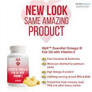 [READY STOCK] H&hHH FISH OIL [OMEGA] 60S- BOTTLE