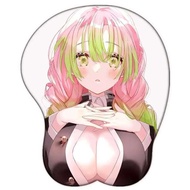 Kanroji Mitsuri Gaming Sexy Anime Kawaii Mouse Pad Cute Manga Ass Wrist Rest 3D Oppai Silicone Gel M