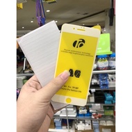 Tempered glass anti-oil full cover premium glass for iphone 7 plus 8 plus white/