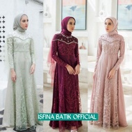 Gamis Termurah!!! Namira Dress Brokat Kombinasi / Fashion Muslim