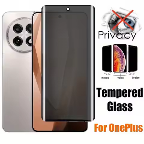 3PCS Anti-Spy Privacy Tempered Glass for OnePlus 13R 13 12R 11 11R 10Pro 10T 9 9R 9 RT 5G 8R 8Pro+5G