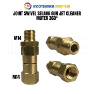 Swivel Joint 360 M14xM14 Ql1200,Benz 8548/8570, AP 8500/8570 ,Gun3in1