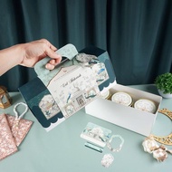 (5 pcs) 600ml 800ml Jar Box Contents 2: Dry Cake Box Cardboard Box Roll Cake 18x9x13cm