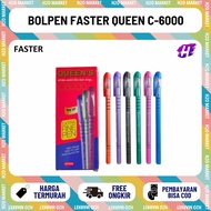 [H2O] Faster Queen C-6000 Ballpoint Pen Black Pen Per 1 Pcs Ballpoint Pen