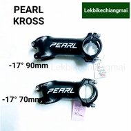 PEARL Aluminum Handlebar Model KROSS -17 70mm 90mm 100mm 110mm