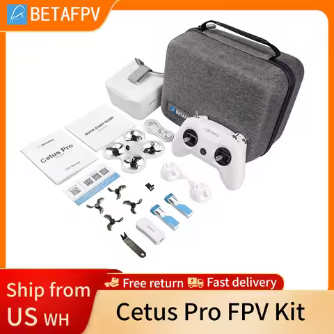 BETAFPV Cetus Pro FPV Kit VR02 Goggles Lite Radio 2 SE Transmitter 25mW VTX C02 FPV Micro Camera Rac