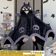 Contact seller】Wearable Blanket Funny Cute AEKYUNG Wonderful Journey Blue Shark Air Conditioning Bla