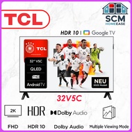 [2025 NEW] TCL V5C SERIES 32 INCH 2K FHD QLED TV 32V5C Dolby Audio | Google TV