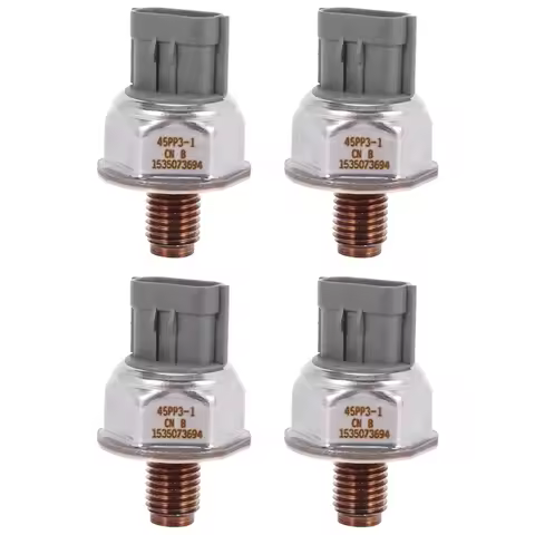 4X Common Rail Fuel Pressure Sensor 45PP3-1 1465A034A 8C1Q9D280AA for Nissan Navara D40 Pathfinder 2