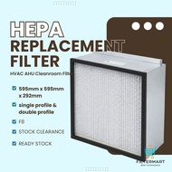 HEPA Replacement Filter | H13 HVAC AHU Cleanroom Air Filter | Ready Stock | Clearance