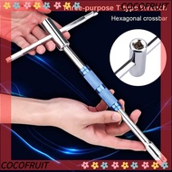 COCOFRUIT 1Pcs T Handle Hexagon Wrench, Versatile Spinner Handle T-type Spinner, Durable Adjustable 