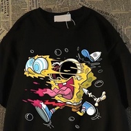 grunge funny cartoon graphic tee vintage character print oversized top hip hop casual daily outfit f