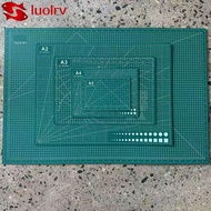 LUOLRV Cutting Board, PVC Grid Line Paper Cutting Pad, Durable Self-healing Manual A1/A2/A3/A4/A5/A6