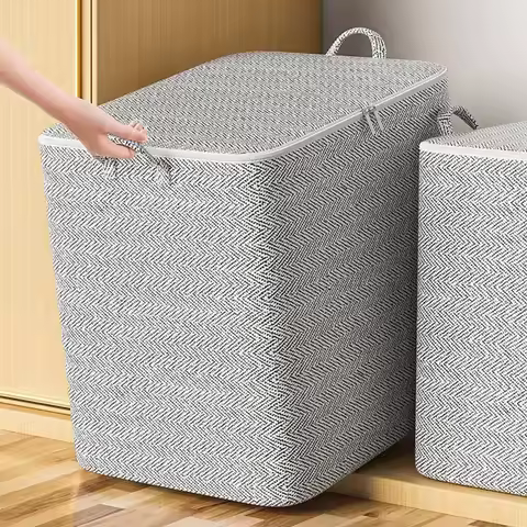 Quilt Clothes Storage Bag Big Capacity Duvet Blanket Sorting Bags Dustproof Clothes Organizer Sortin