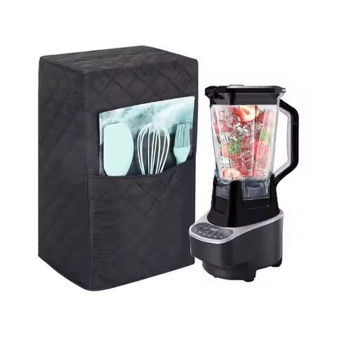 Blender Cover for Ninja Foodi Vitamix 1000 Watt Professional Blender Kitchen Appliance Quilted Dust 