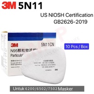 TERLARIS FILTER 3M MASKER N95 5N11 - RESPIRATOR MASK | COD