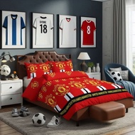 [FULL SET OF 5 Piece] Sports football club bedding set for fans of teams - NHAXINH668